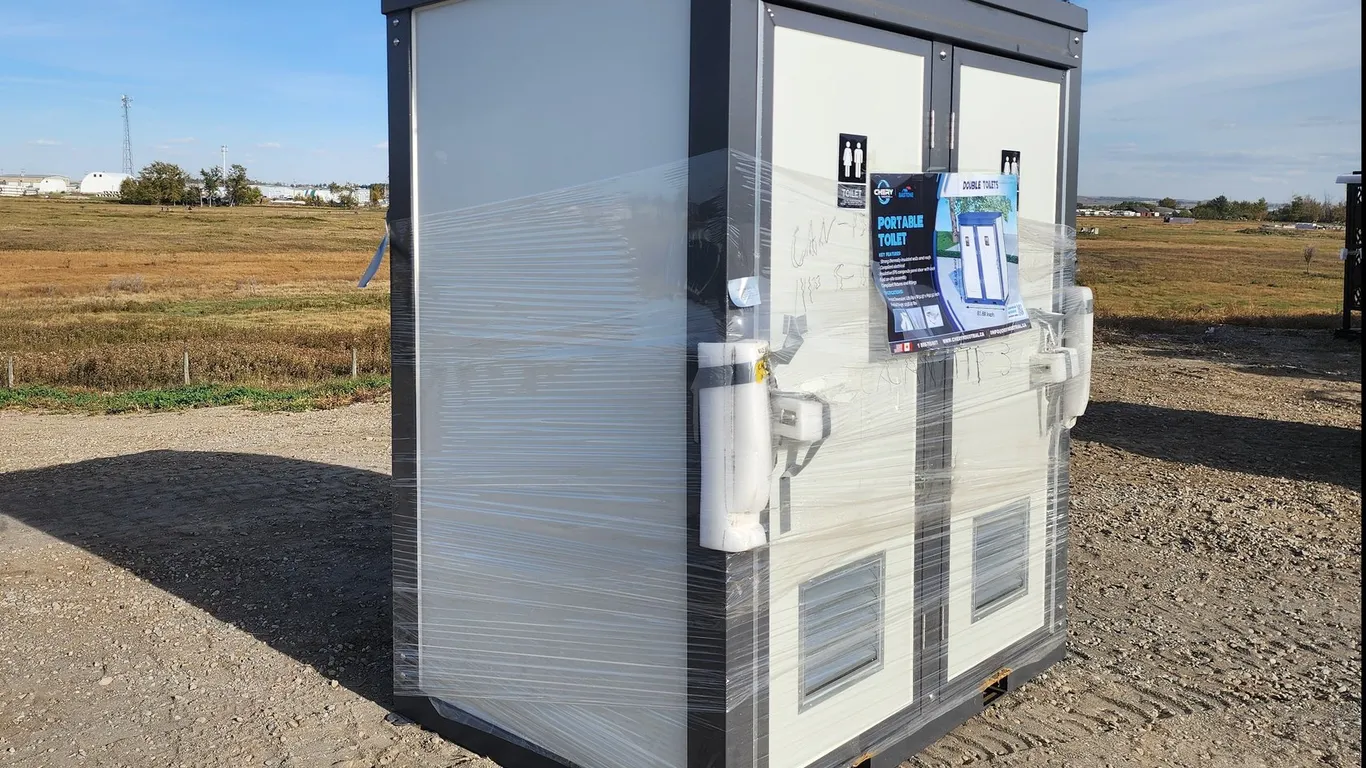 Unused Bastone 2-Stall Mobile Washroom