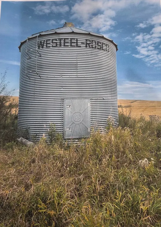 *OFFSITE* WESTEEL BIN 14' DIAMETER 17' TALL - 1650 BUSHEL BIN *NOTE: FLOOR IS ROTTEN BUT INTACT* *LOCATED SW SEC. 9, TWP. 33, RGE 21 W4M - APPROX. 5