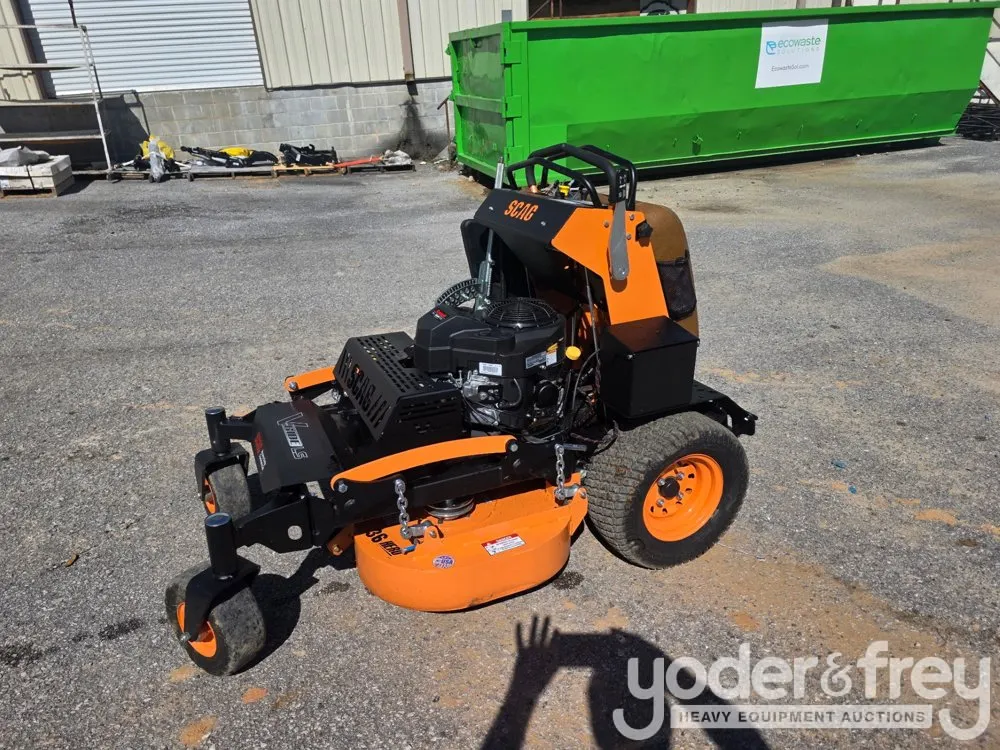 2026 Scag Vride LS Stand on Walk Behind Mower c/w36" Deck, 18 HP Kawasaki Engine, Model SVLS-36H-18FSEB