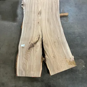 (1) Elm Slab, Kiln-dried, Live-edge