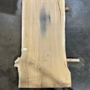 (1) White Oak Slab, Kiln-dried, Live-edge