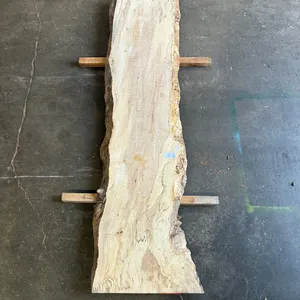(1) Maple Slab, Kiln-dried, Live-edge