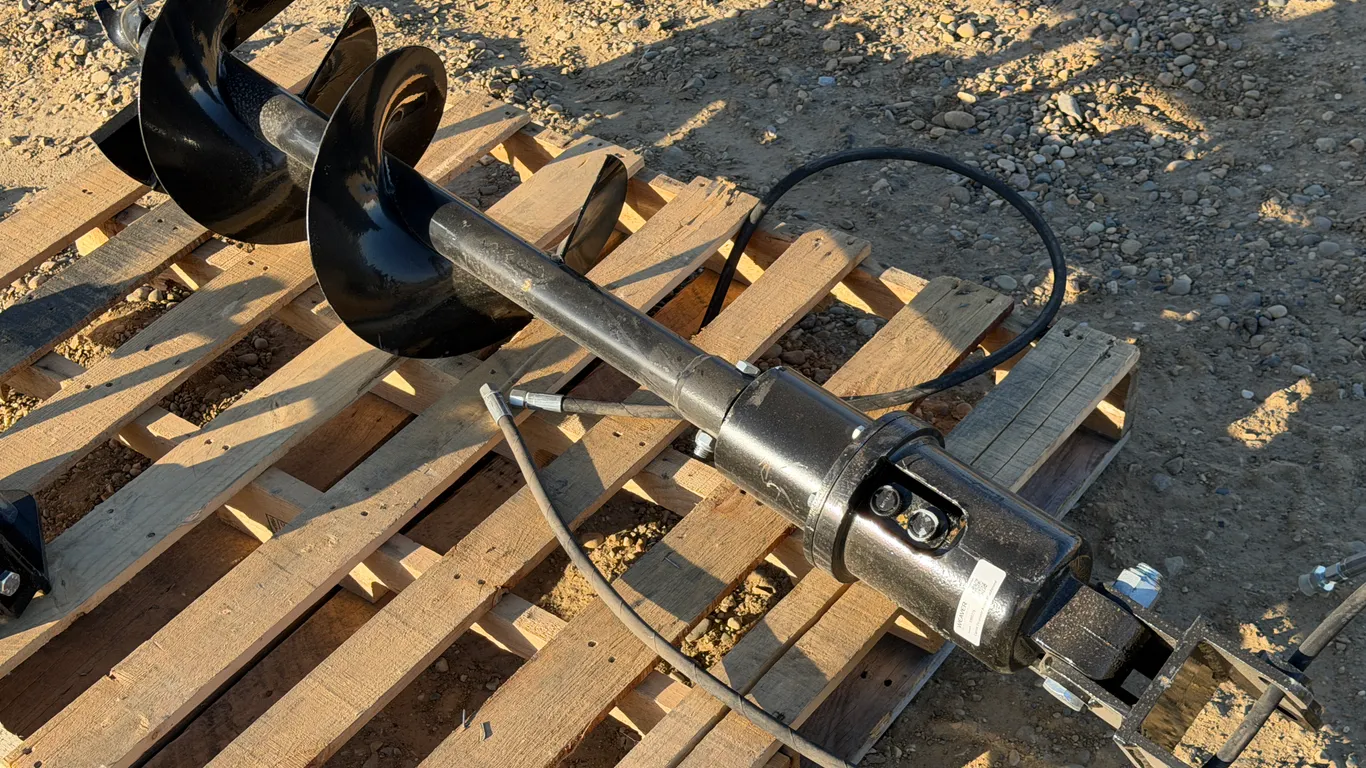 Captok Excavator Auger Attachment