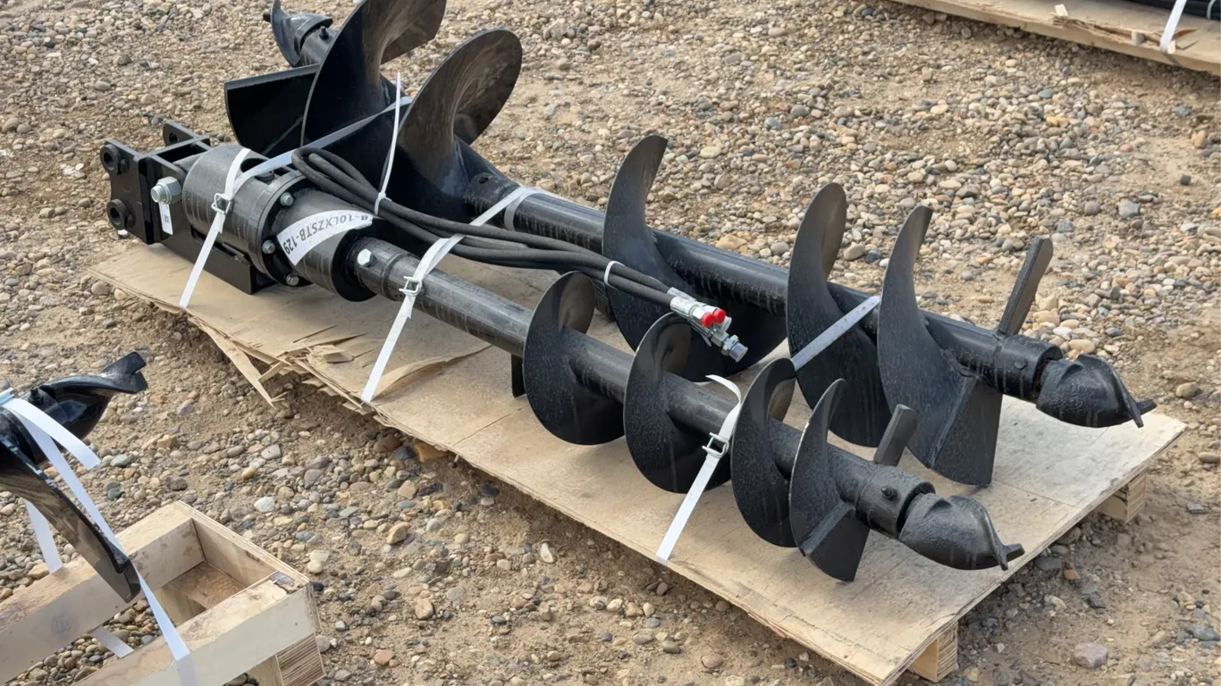 Captok Excavator Auger Attachments