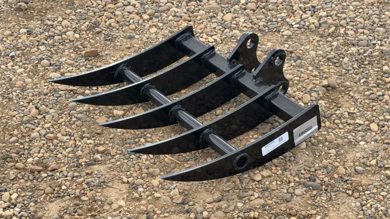 Captok Excavator Rake Attachment