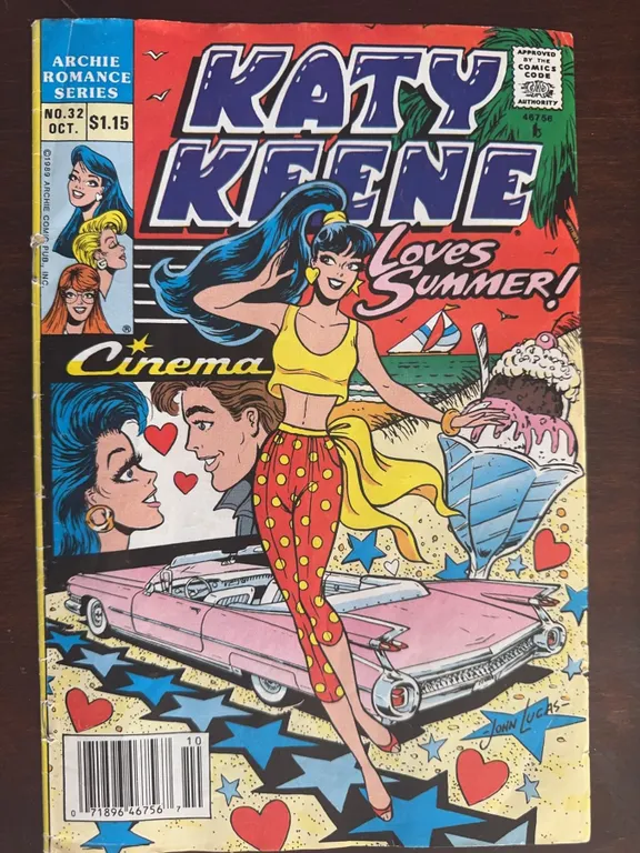 Katy Keene Loves Summer! #32 Archie Romance Series Comic October 1986