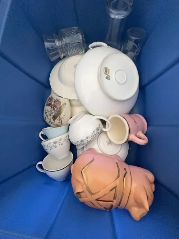 Fine China Cups, Saucers, Bowls, and Decorative Pieces