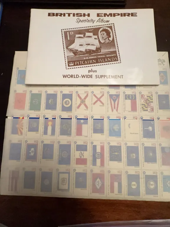 British Empire Specialty Album With Worldwide Stamp Supplement