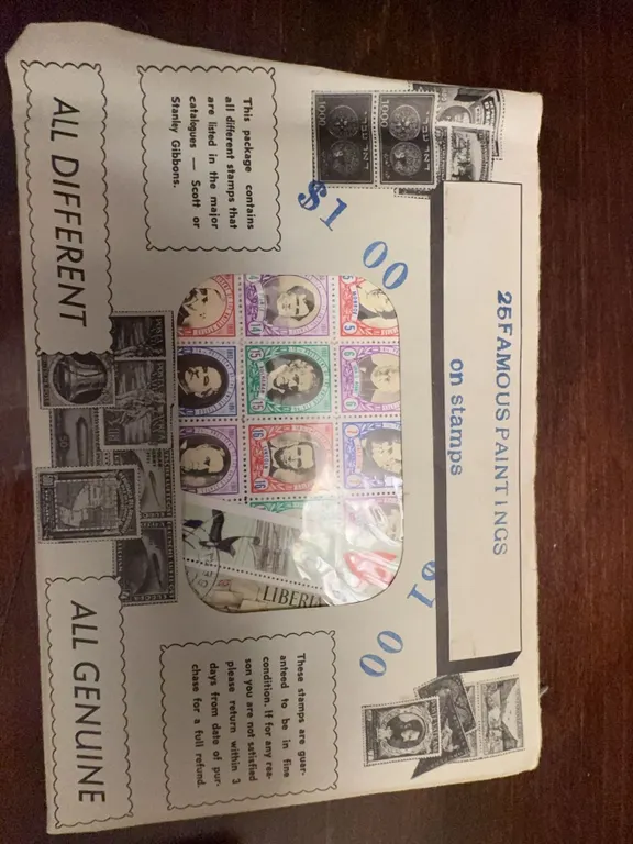 Presidents of the United States Stamp Set with Envelope and 25 Stamps