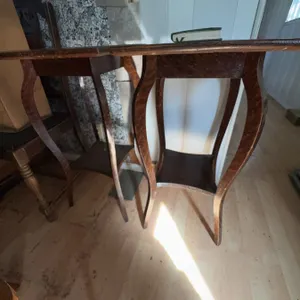 Quarter Sawn Oak Two-Tier Console Table