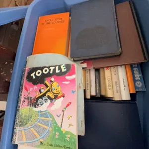 Vintage and Modern Books Including Tootle, Pinocchio, Hank Snow Story