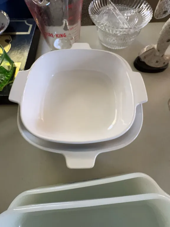 Corning Ware Blue Cornflower Covered Casserole Dishes, Lot of 2