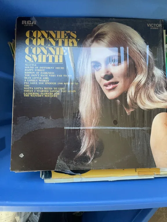 Vinyl Records Including Connie Smith and Mel Tillis