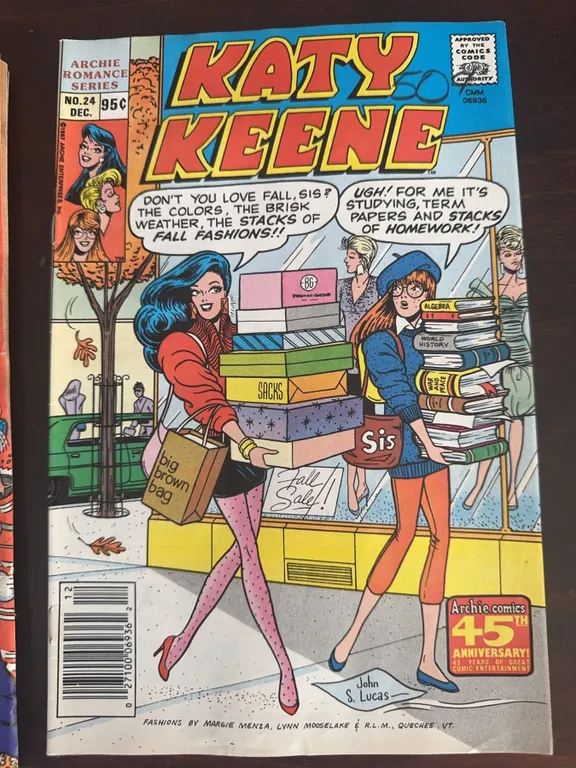Katy Keene #24 Archie Romance Series Comic Book December 1984