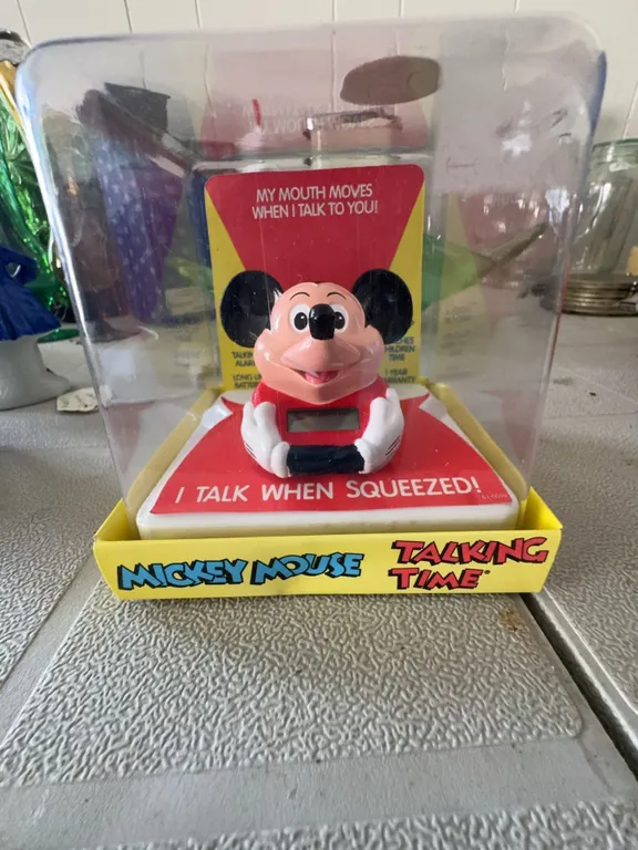 Mickey Mouse Talking Time Toy by Sounds Fun in Original Packaging