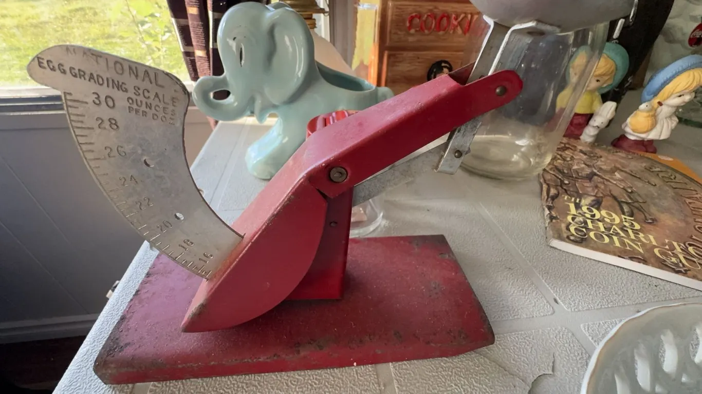 National Egg Grading Scale Mechanical Balance Red