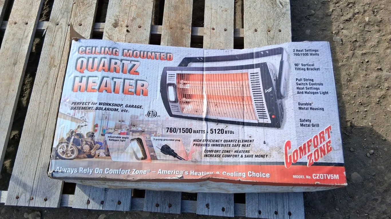Ceiling Mounted Quartz Heater ( Unused) (NC)