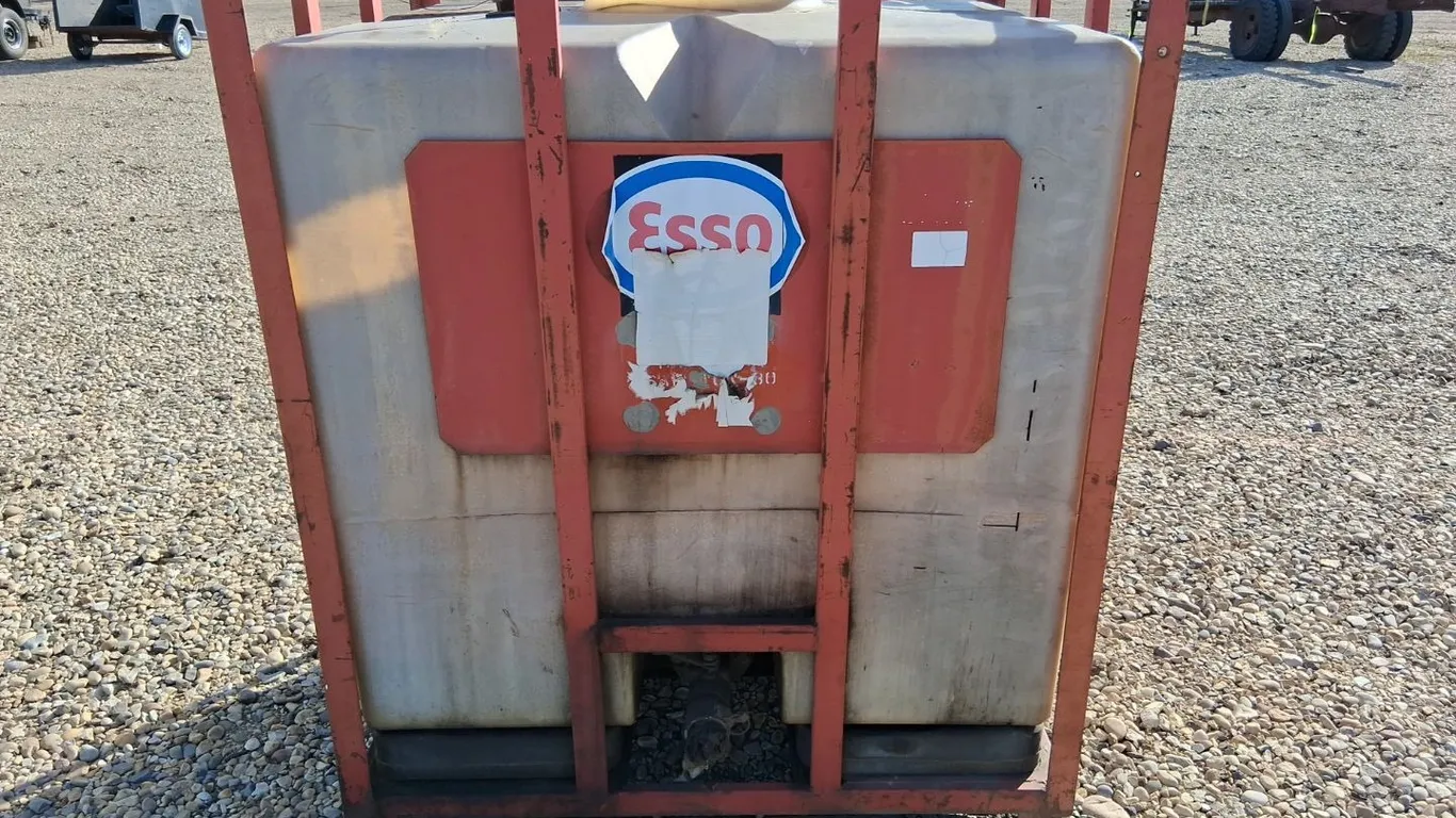 Plastic Tote in Steel Frame