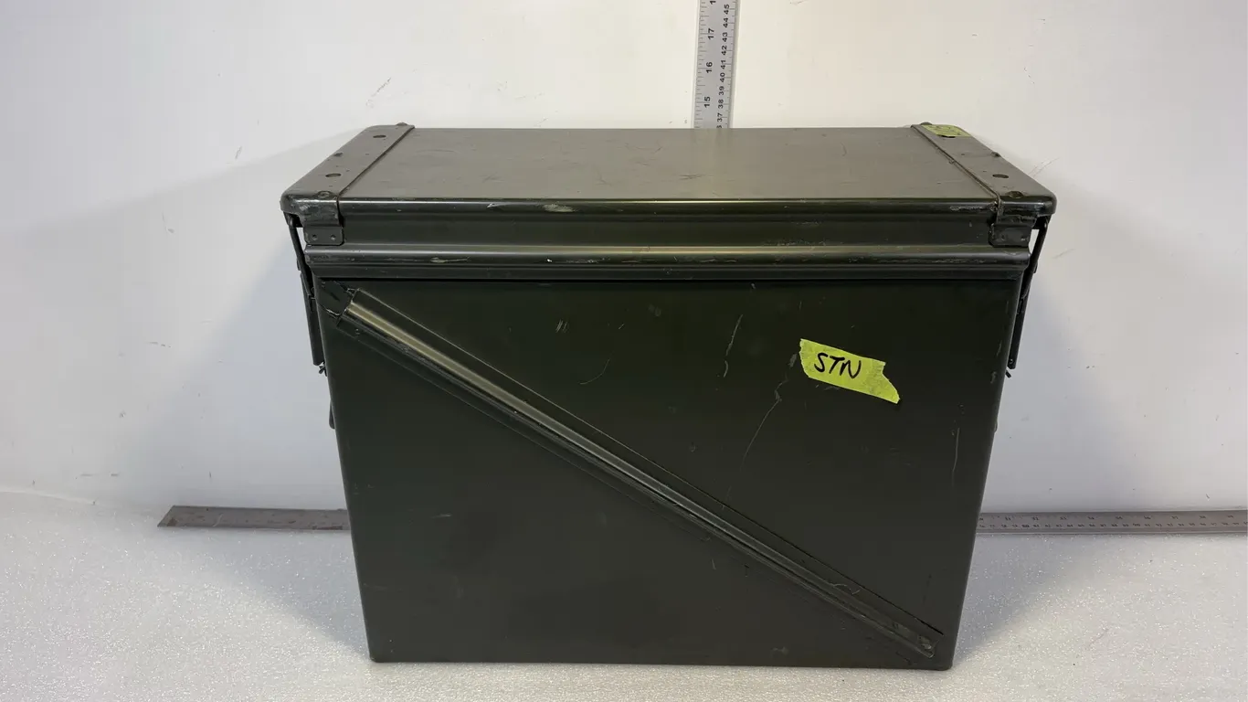 Large Military-Style Metal Ammunition Container *Unreserved*