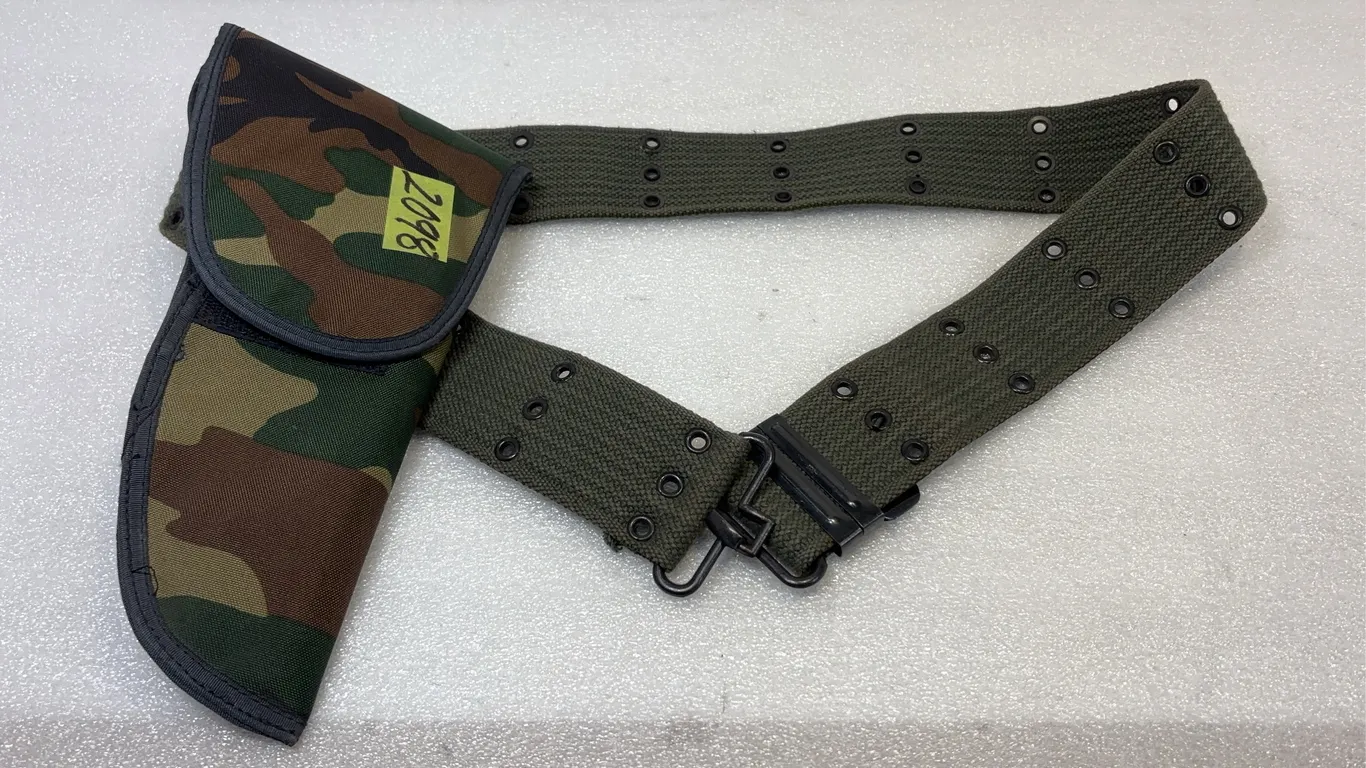 Camouflage Holster with Belt System, *Unreserved*