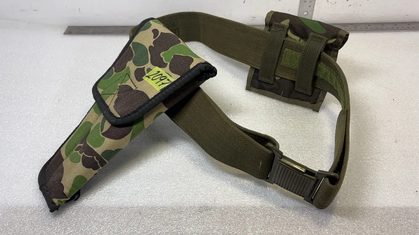 Kolpin Camouflage Holster with Belt System and Small Utility Pouch, *Unreserved*