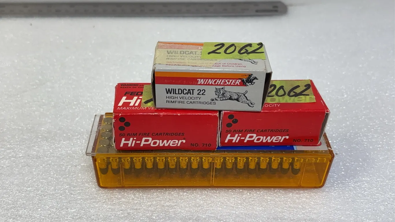4 - Boxes of Various Types of .22 Cartridges *Unreserved*