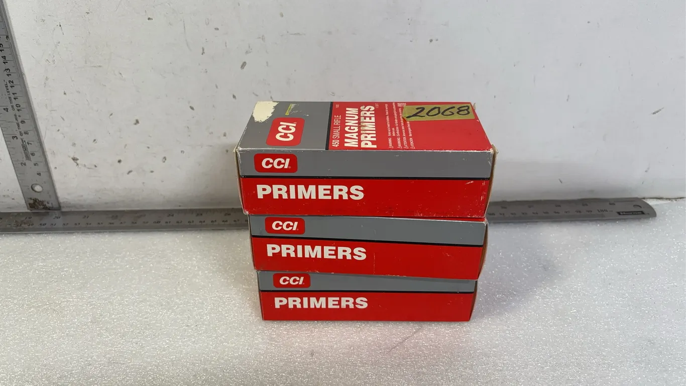 3 - Boxes of CCI 450 Small Rifle Magnum Primers *Unreserved*