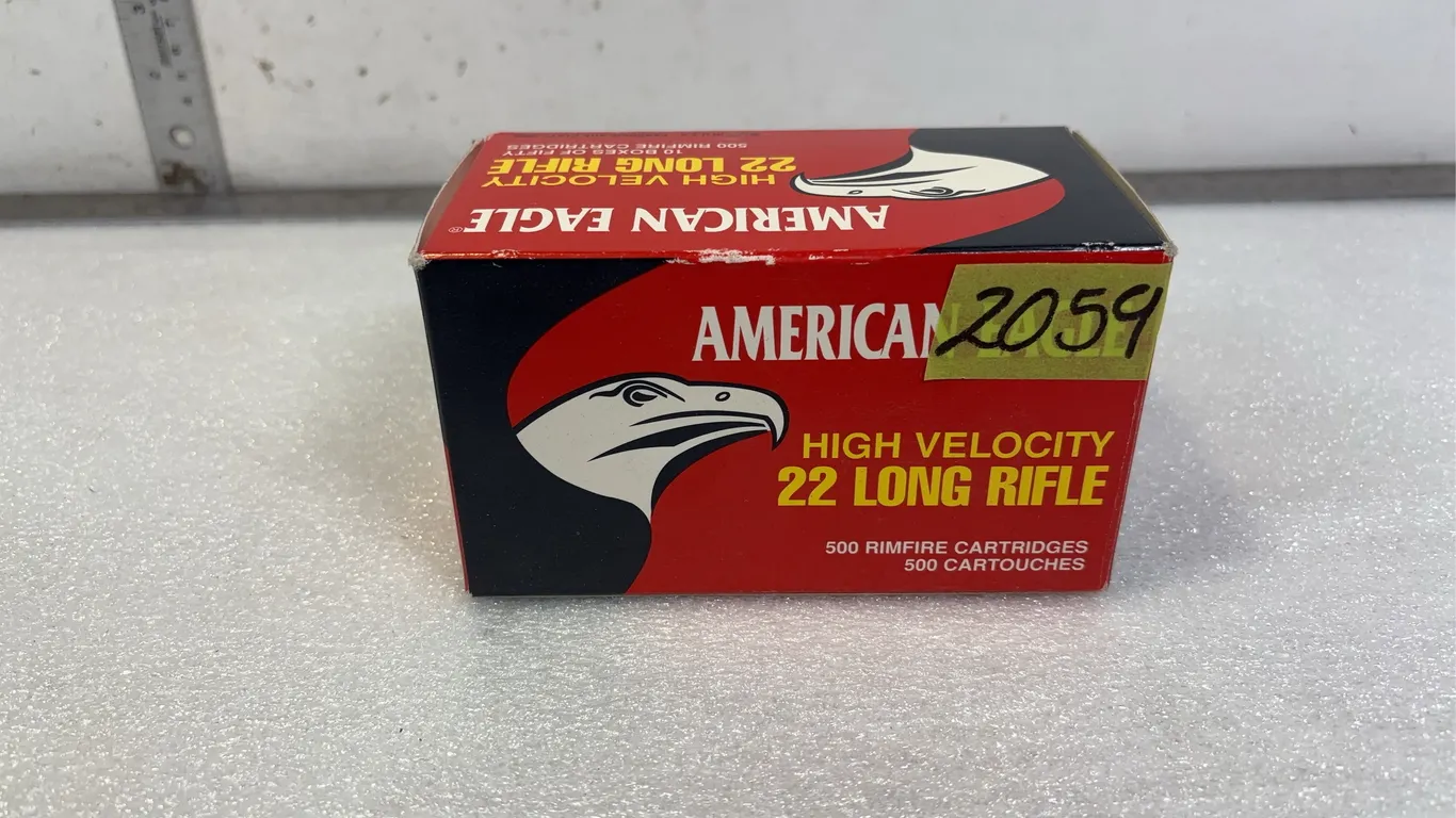 American Eagle by FCC Copper-Plated High Velocity .22 LR Cartridges, 1 box *Unreserved*