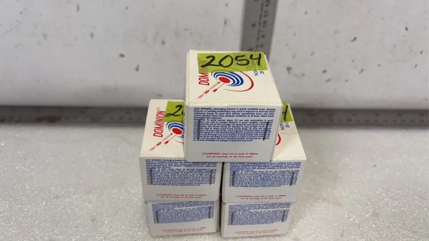 4 - Boxes of Dominion 7.62x39mm Centerfire Cartridges *Unreserved*