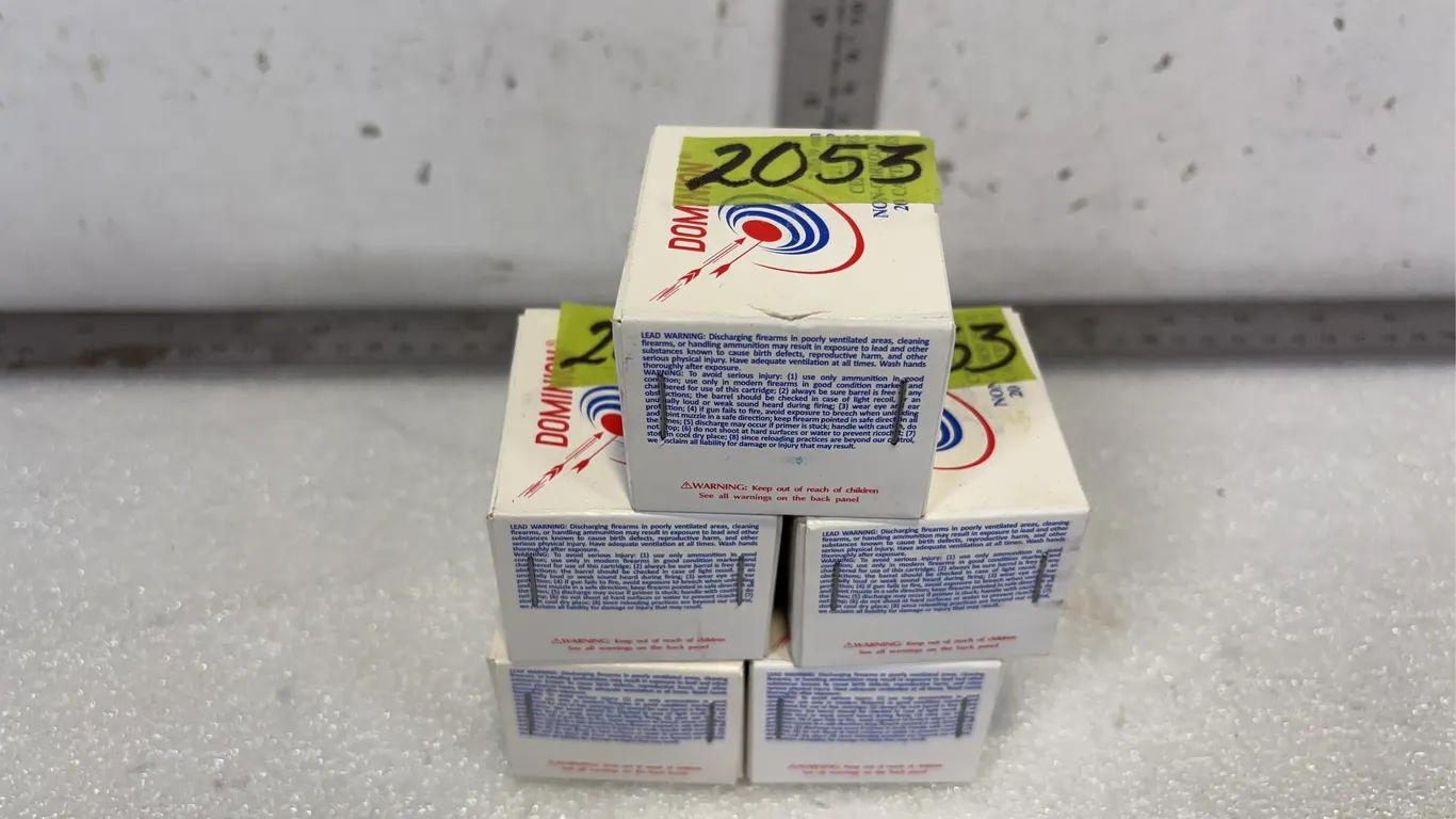 5 - Boxes of Dominion 7.62x39mm Centerfire Cartridges, *Unreserved*