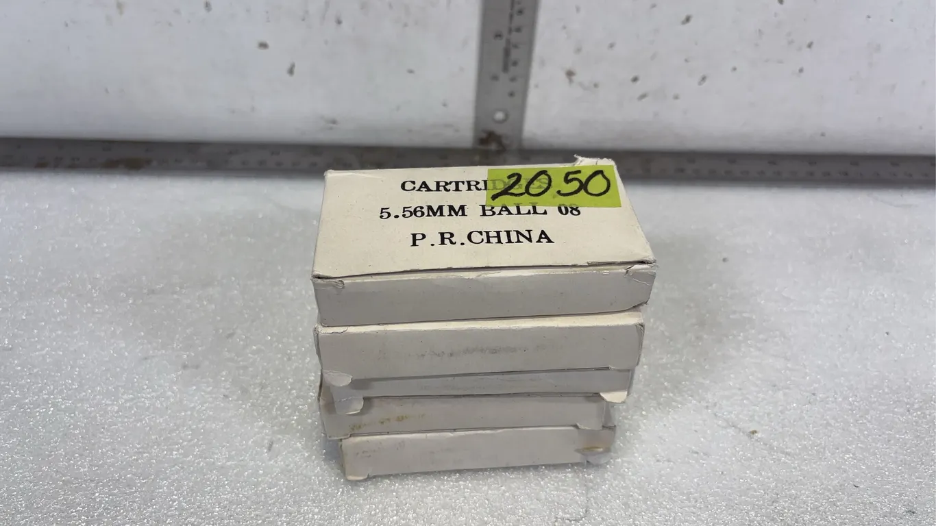 5 - Boxes of 5.56mm NATO Ball Cartridges *Unreserved*