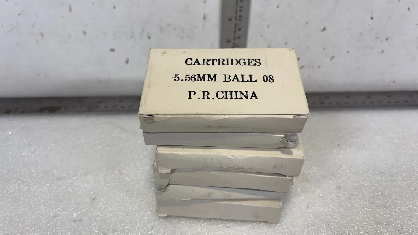 6 - Boxes of 5.56mm NATO Ball Cartridges, *Unreserved*