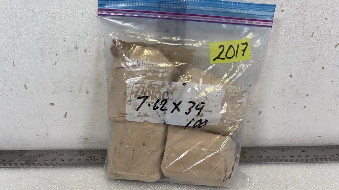Bag of 7.62x39 Cal, Approx. 100 Rounds, *Unreserved*