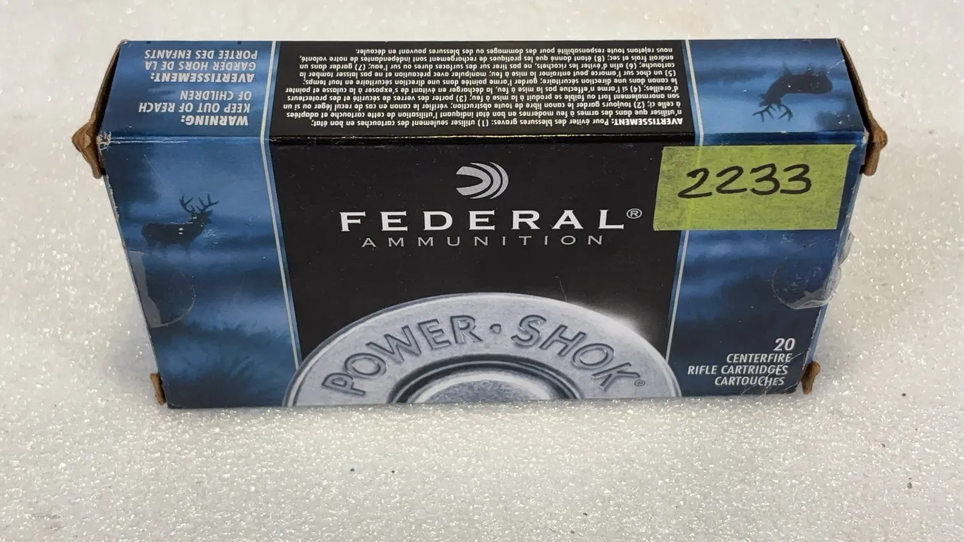 Federal PowerShok 7mm Cal Mauser, Approx. 20 Rounds In Box *Unreserved*