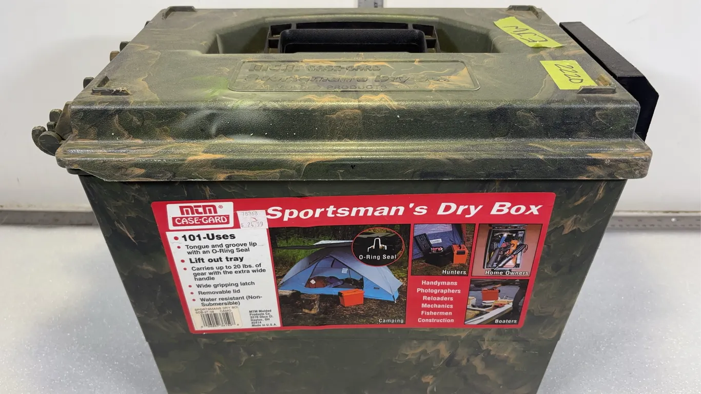 MTM Case-Guard Sportsman's Dry Box, Approx. 13"x8"x12" *Unreserved*