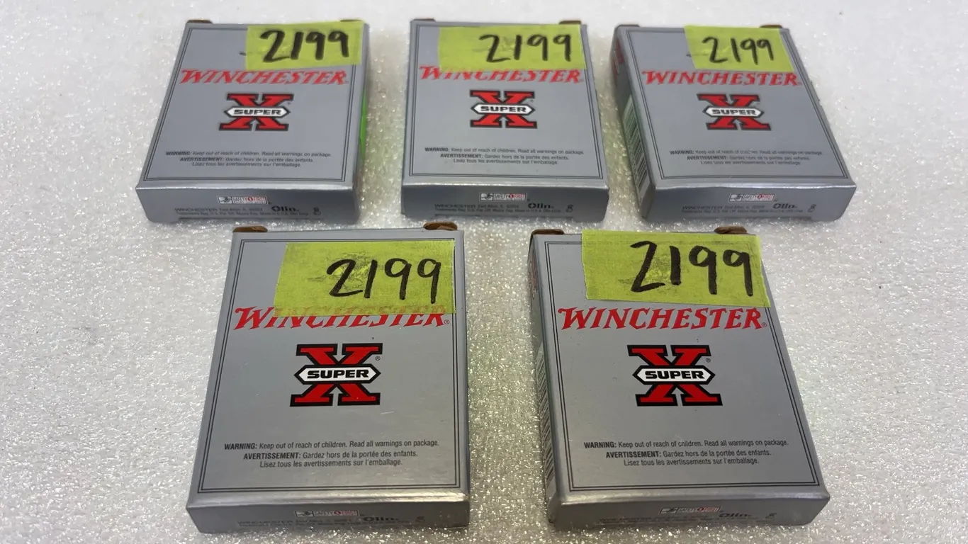 5 - Boxes of Winchester Super X .410 Buckshot Shells, Approx. 5 Shells Per Box *Unreserved*
