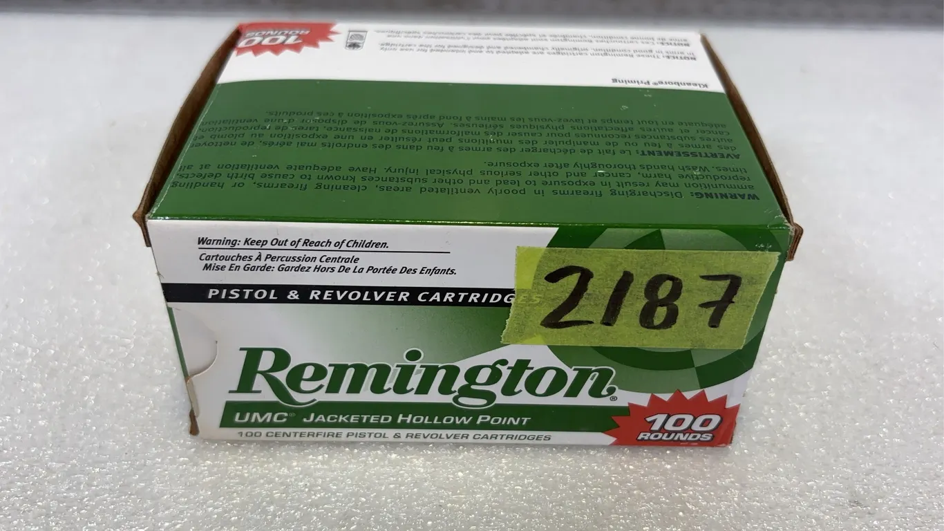 Remington UMC .38 Cal Special +P Jacketed Hollow Point, Approx. 100 Rounds In Box *Unreserved*