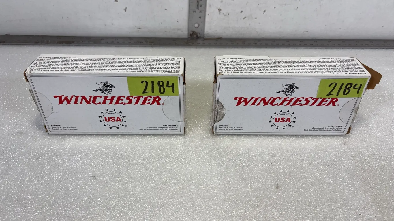 2 - Boxes of Winchester .45 Auto Cal FMJ, Approx. 50 Rounds Per Box *Unreserved*