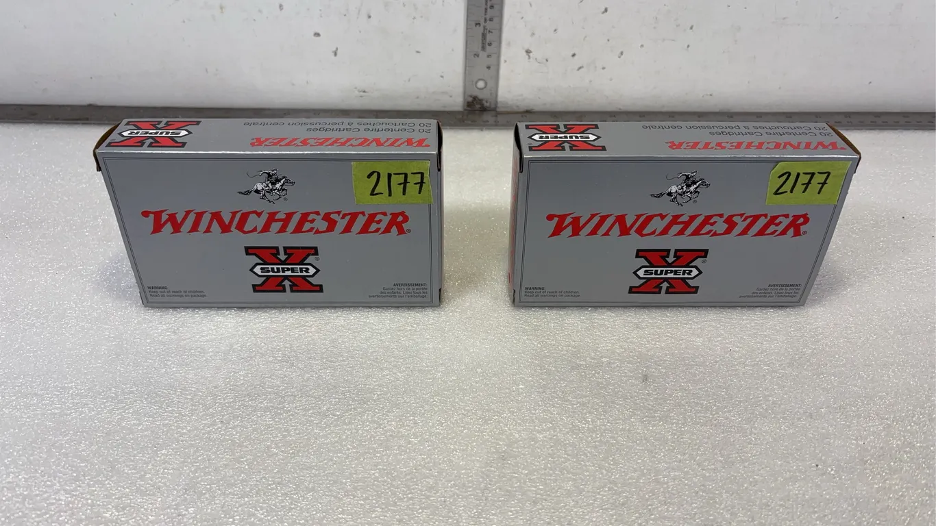 2 - Boxes of Winchester .303 Cal British Rounds, Approx 20 Rounds Per Box *Unreserved*