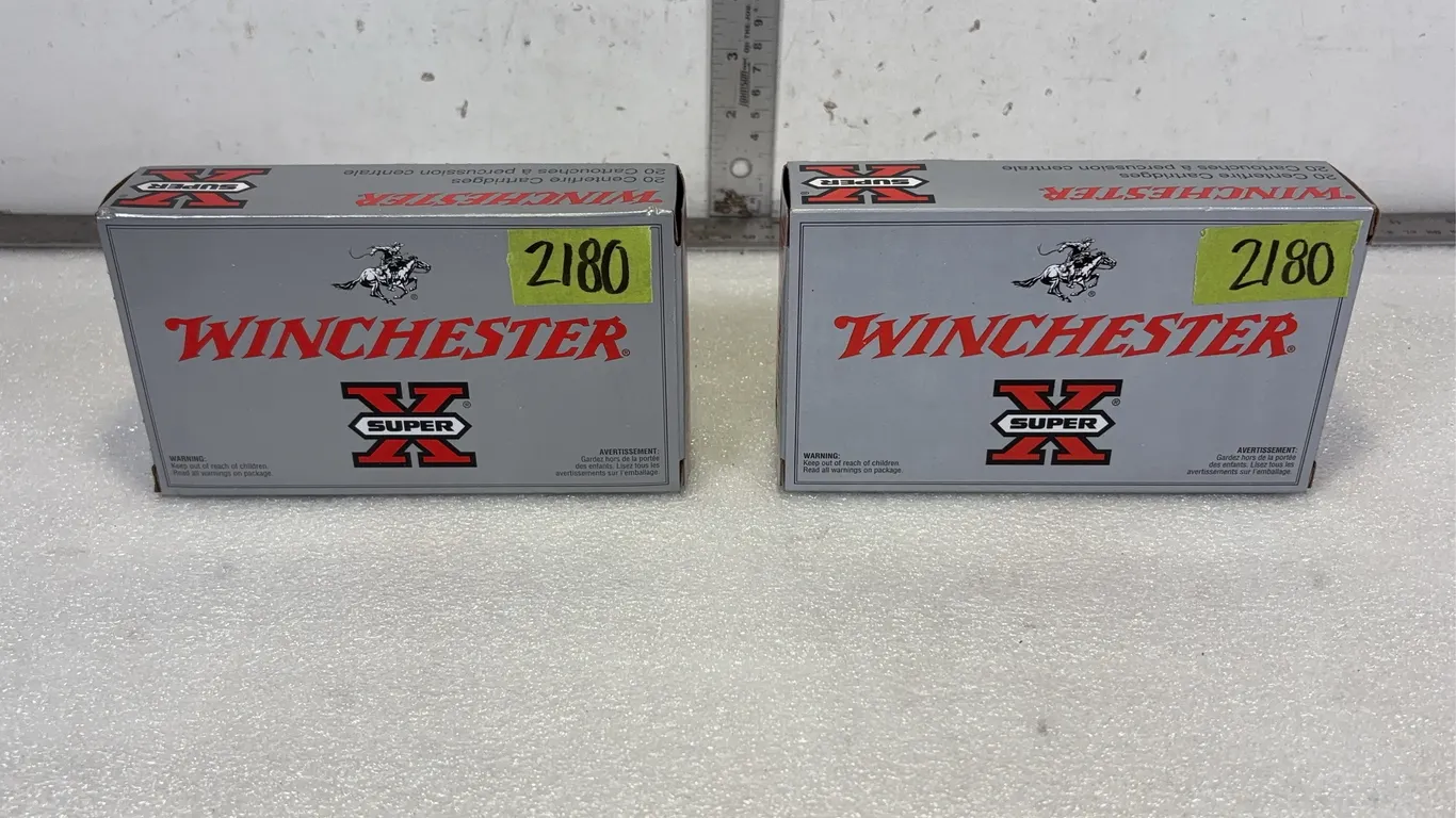2 - Boxes of Winchester .303 Cal British Rounds, Approx 20 Rounds Per Box *Unreserved*