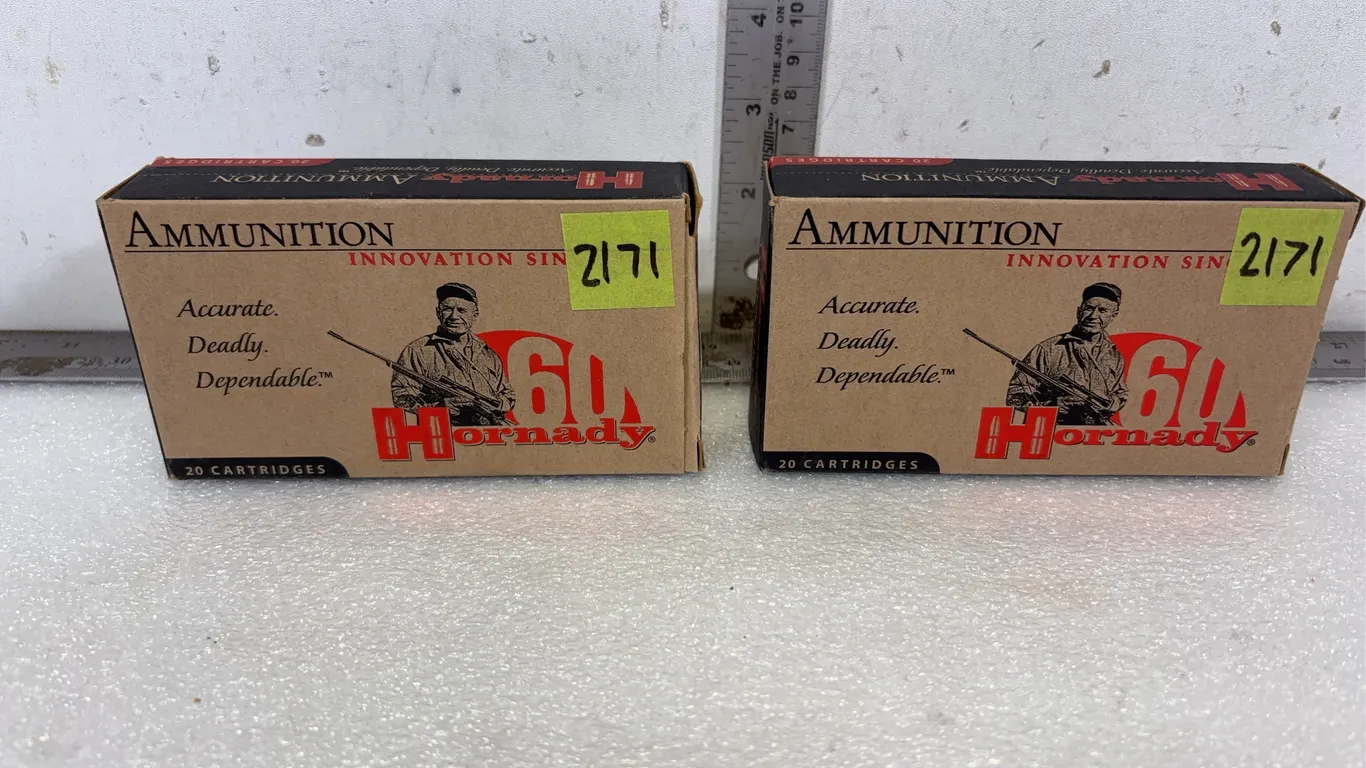 2 - Boxes of Hornady .308 WIN Cal, Approx. 20 Rounds Per Box *Unreserved*