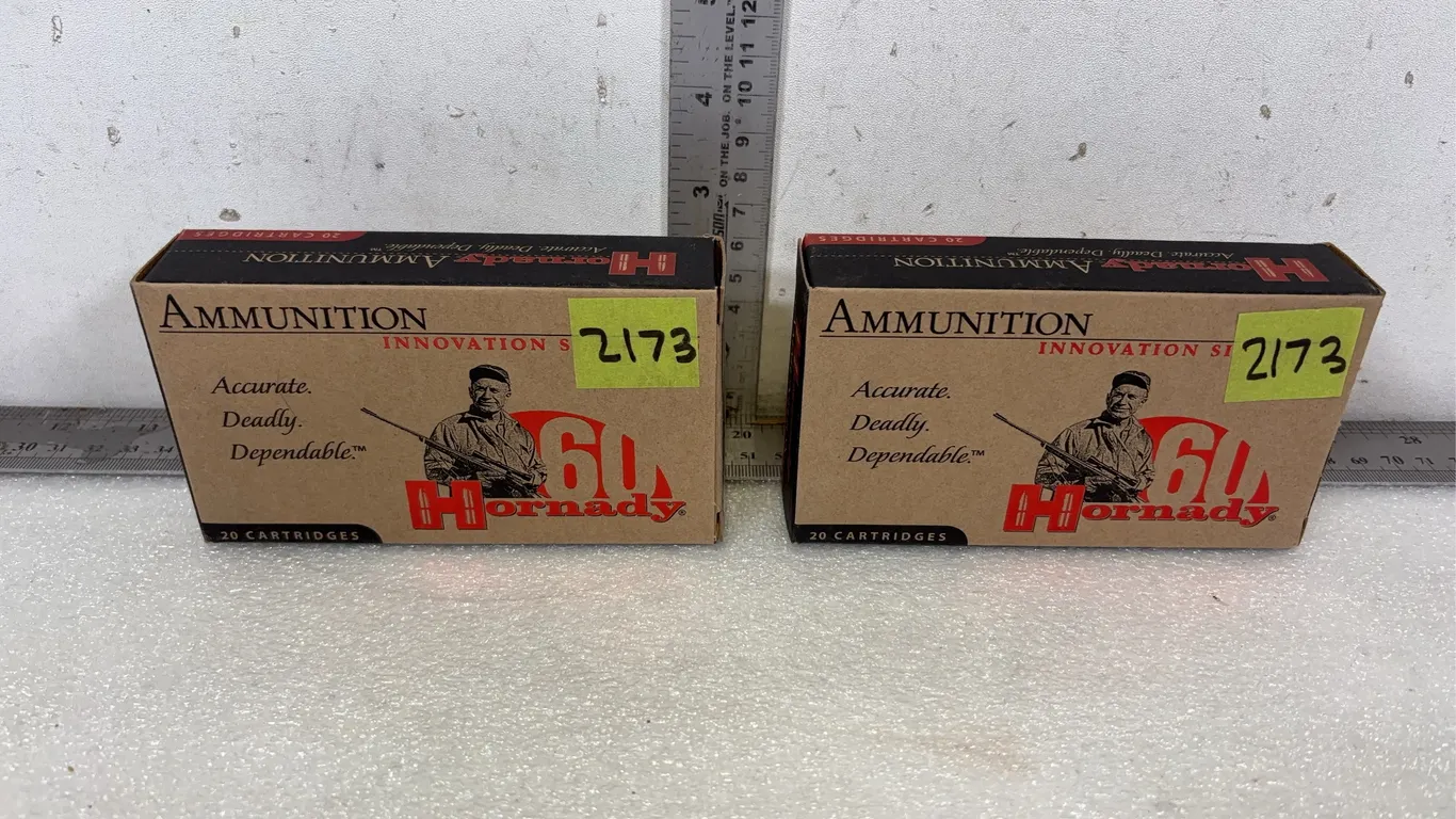 2 - Boxes of Hornady .308 WIN Cal, Approx. 20 Rounds Per Box *Unreserved*