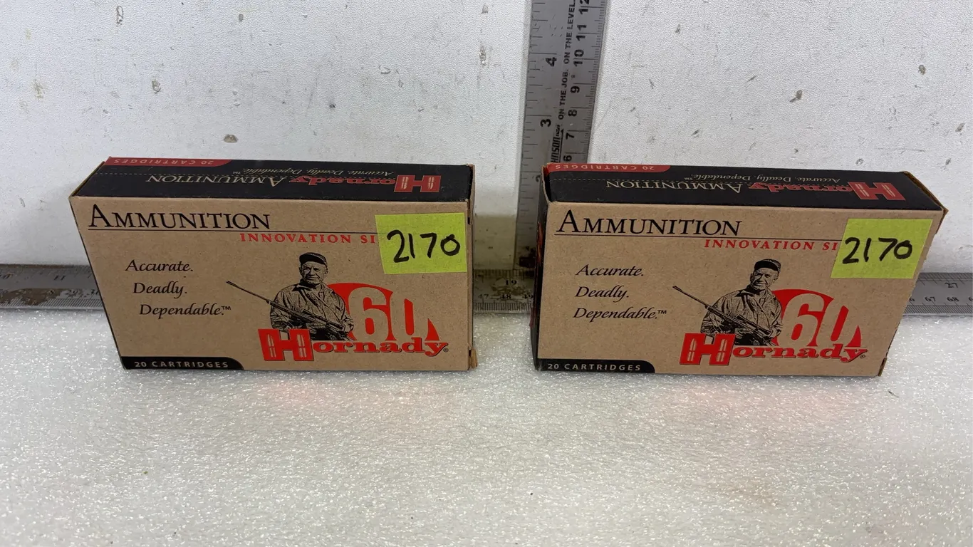 2 - Boxes of Hornady .308 WIN Cal, Approx. 20 Rounds Per Box *Unreserved*