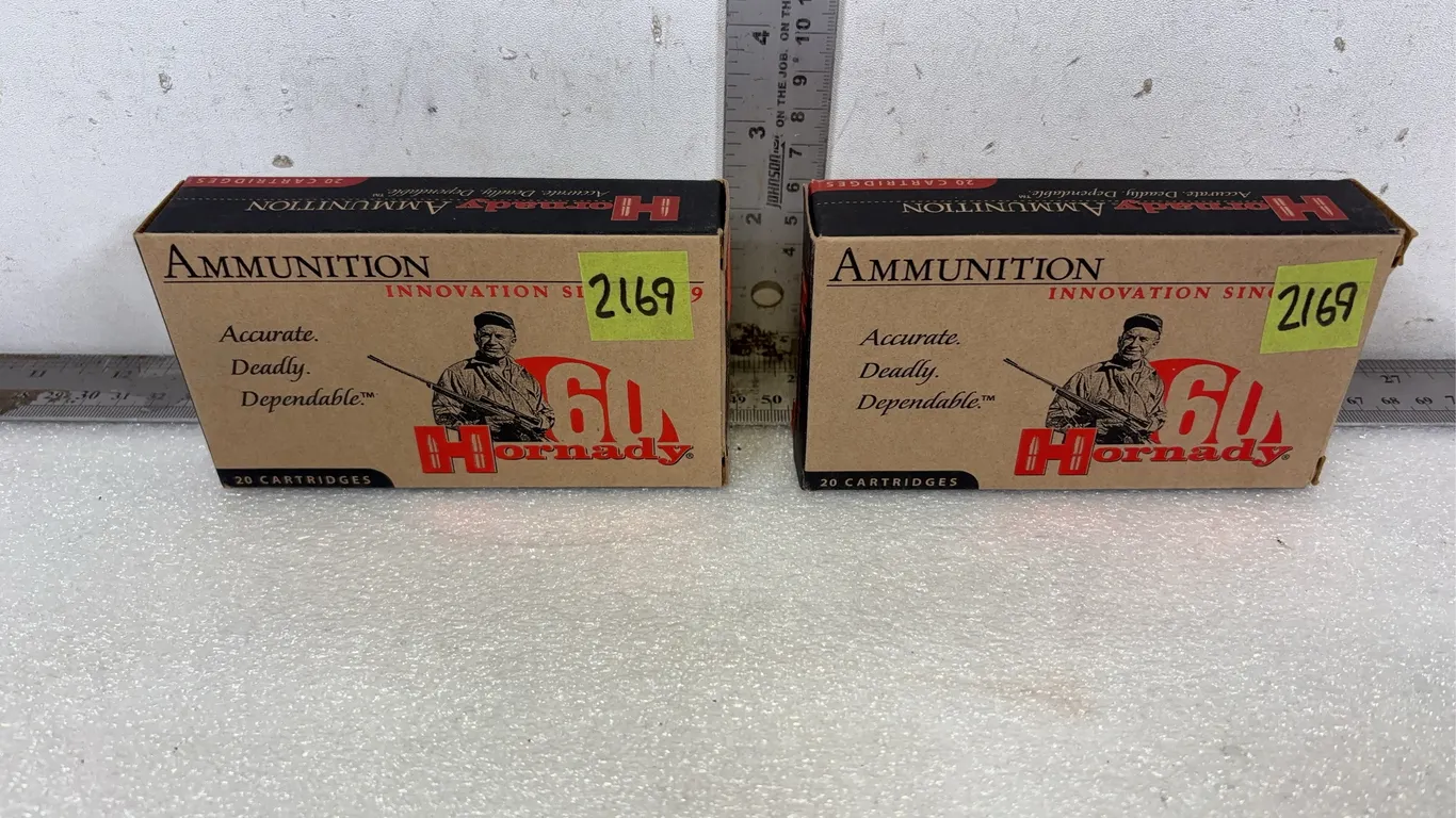 2 - Boxes of Hornady .308 WIN Cal, Approx. 20 Rounds Per Box *Unreserved*
