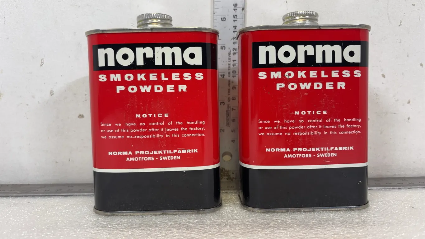 2 - Cans of Norma 205 Smokeless Powder *Unreserved*