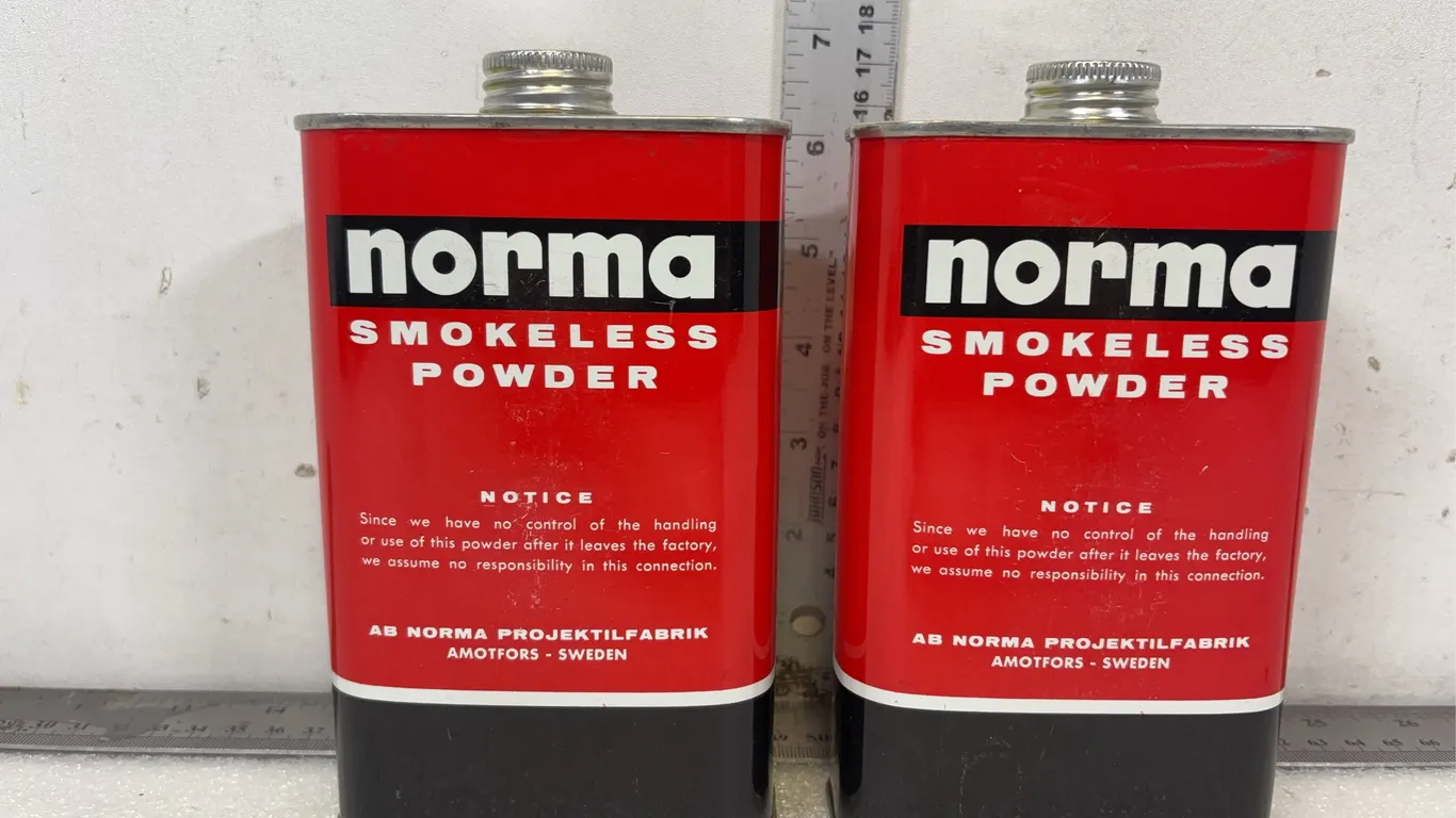2 - Cans of Norma Smokeless Magnum Rifle Powder *Unreserved*