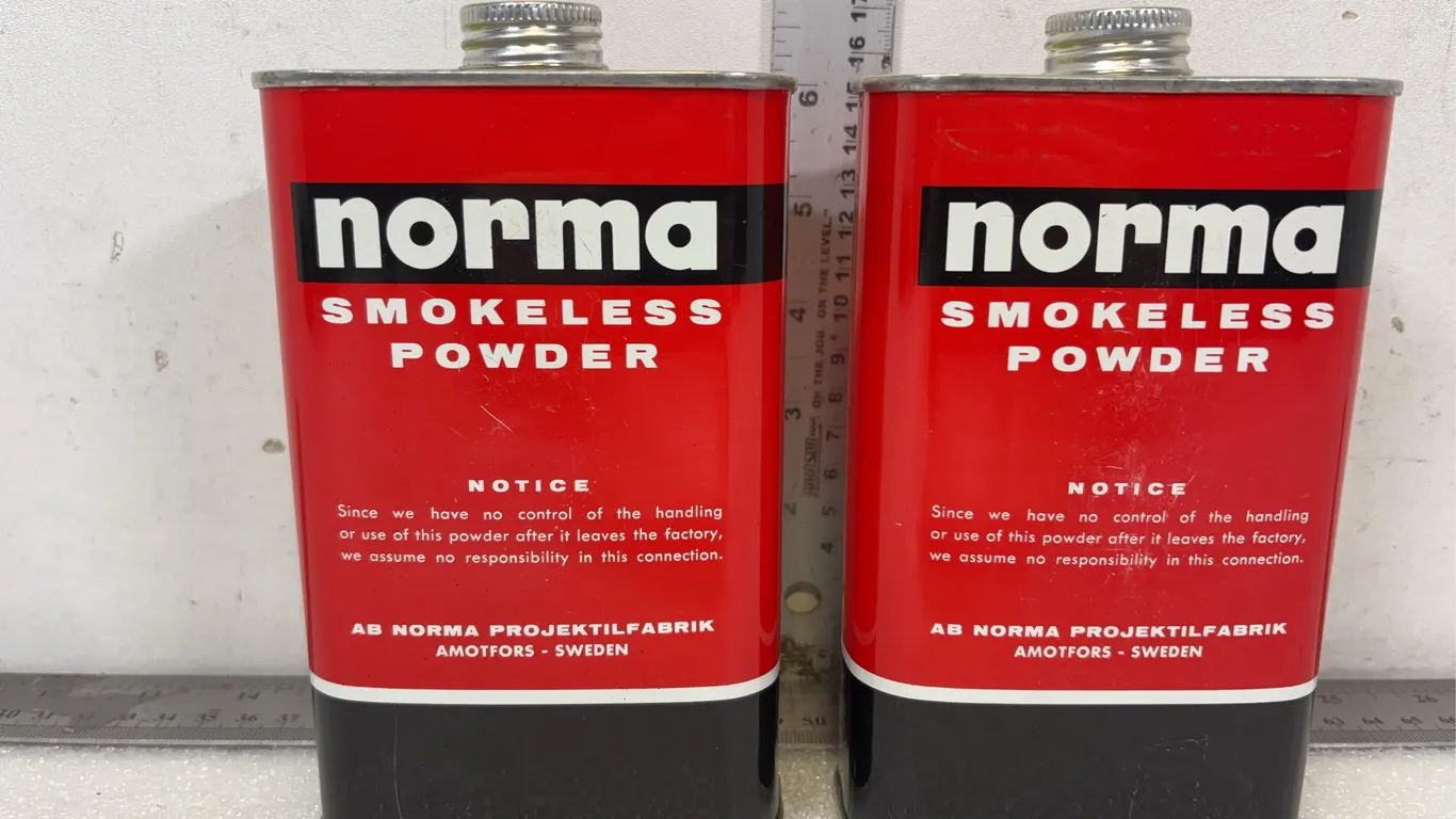 2 - Cans of Norma Smokeless Magnum Rifle Powder *Unreserved*