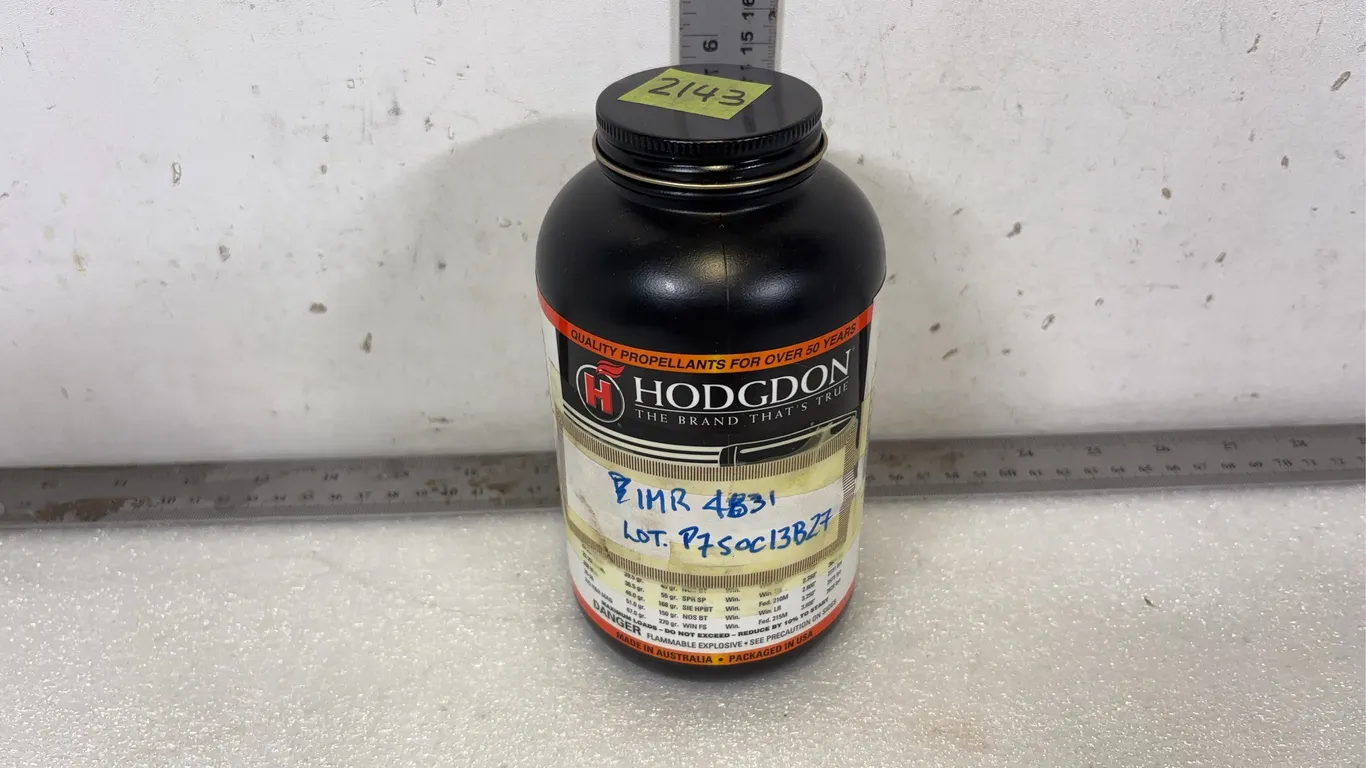 Bottle of Hodgdon Powder, Approx. 7"x4" *Unreserved*