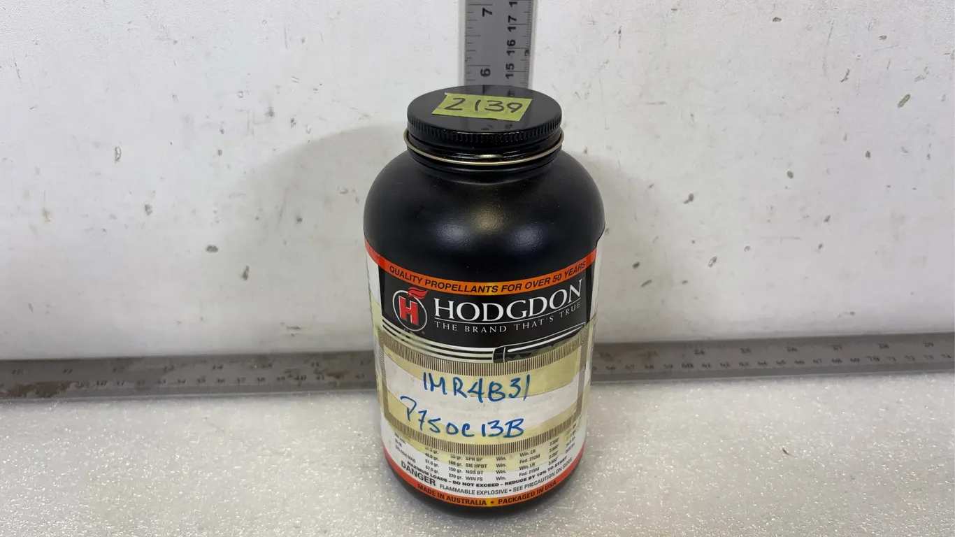 Bottle of Hodgdon Powder, Approx. 7"x4" *Unreserved*