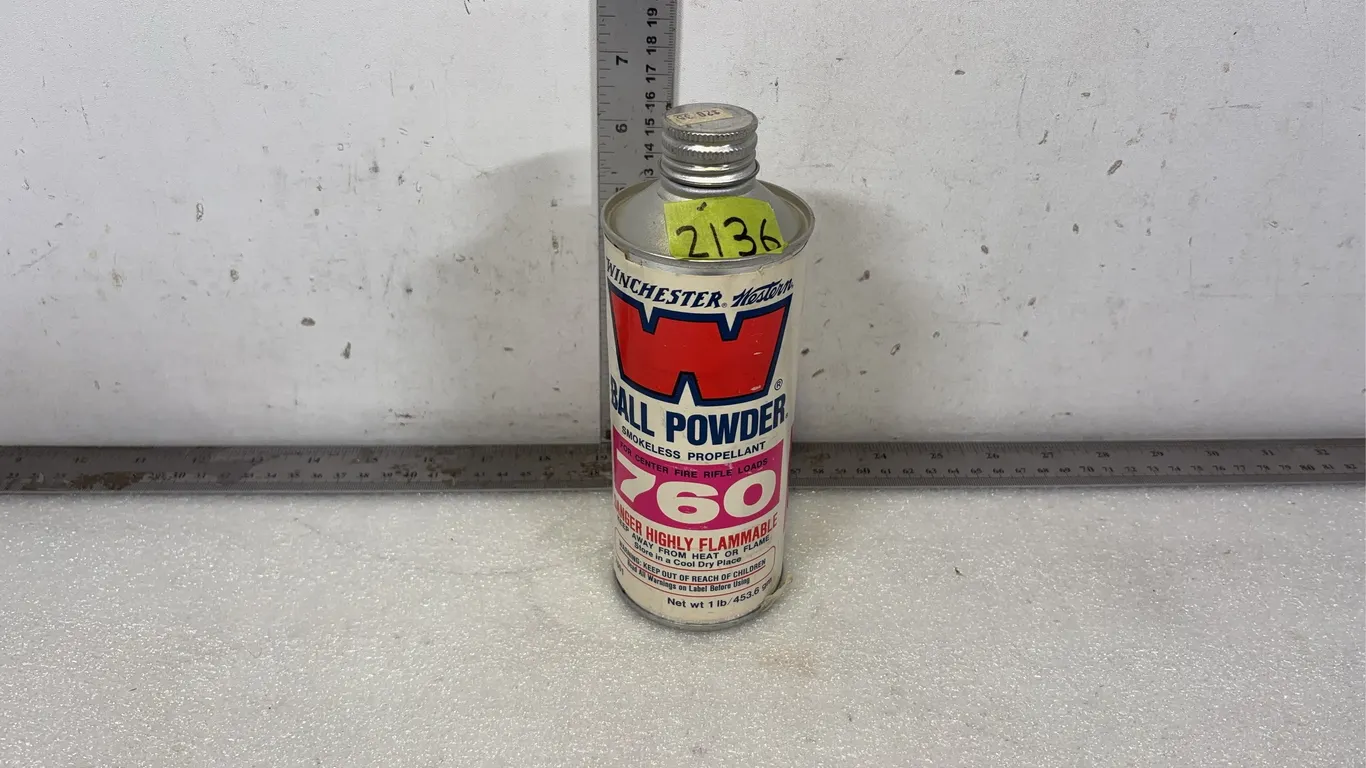 Winchester Ball Powder Smokeless Propellant for Centrefire Rifle Loads 760 *Unreserved*
